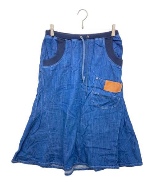 mercibeaucoup（メルシーボークー）mercibeaucoup (メルシーボークー) LEE (リー) コラボデニムスカート インディゴ サイズ:Sの古着・服飾アイテム