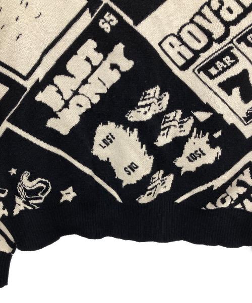 HUF（ハフ）HUF (ハフ) LUCKY CREWNECK SWEATER ブラック サイズ:Mの古着・服飾アイテム