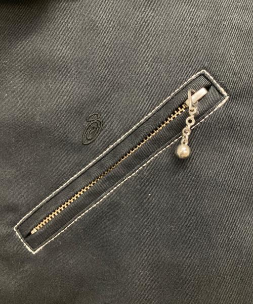 stussy（ステューシー）stussy (ステューシー) TWILL MOTO ZIP JACKET ブラック サイズ:Sの古着・服飾アイテム
