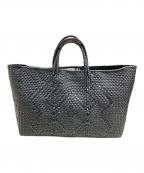 OJO DE MEXオホデメックス）の古着「メルカドバッグ/カゴバッグ」｜ブラック