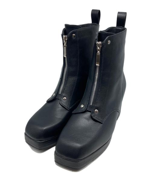 HARE（ハレ）HARE (ハレ) MINIシャークハイソールブーツ ブラック サイズ:Lの古着・服飾アイテム