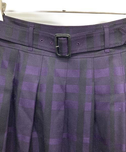 BURBERRY LONDON（バーバリーロンドン）BURBERRY LONDON (バーバリーロンドン) ノヴァチェックミディスカート ブルー サイズ:40 未使用品の古着・服飾アイテム