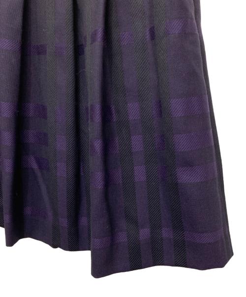 BURBERRY LONDON（バーバリーロンドン）BURBERRY LONDON (バーバリーロンドン) ノヴァチェックミディスカート ブルー サイズ:40 未使用品の古着・服飾アイテム