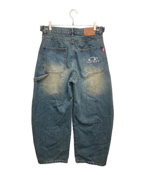 9090（9090）9090 (9090) Double Knee Ballon Denim Pants インディゴ サイズ:Lの古着・服飾アイテム