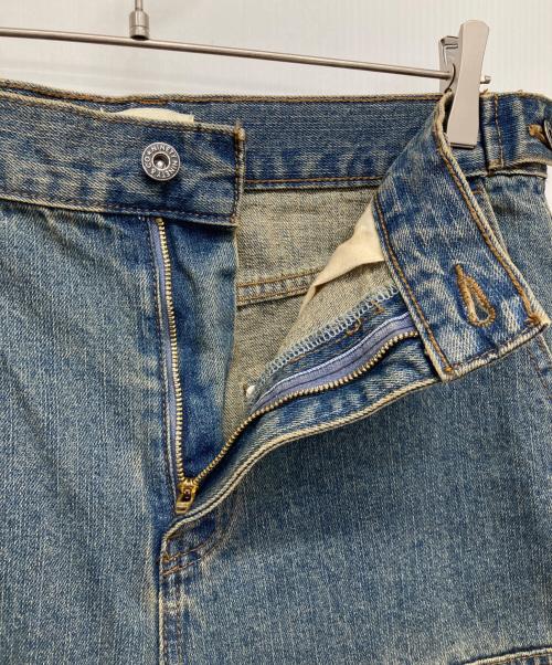 9090（9090）9090 (9090) Double Knee Ballon Denim Pants インディゴ サイズ:Lの古着・服飾アイテム