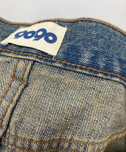 9090（9090）9090 (9090) Double Knee Ballon Denim Pants インディゴ サイズ:Lの古着・服飾アイテム
