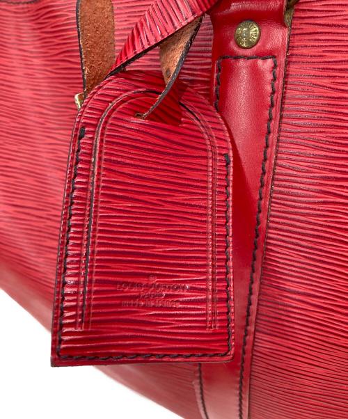 LOUIS VUITTON（ルイ ヴィトン）LOUIS VUITTON (ルイ ヴィトン) キーポル50/トラベルバッグ レッド サイズ:表記無しの古着・服飾アイテム