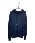 DOLCE & GABBANAドルチェ＆ガッバーナ）の古着「ニットパーカー」｜ネイビー