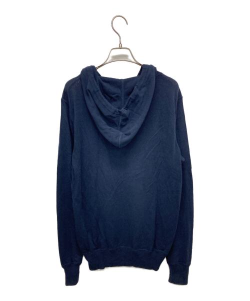 DOLCE & GABBANA（ドルチェ＆ガッバーナ）DOLCE & GABBANA (ドルチェ＆ガッバーナ) ニットパーカー ネイビー サイズ:48の古着・服飾アイテム