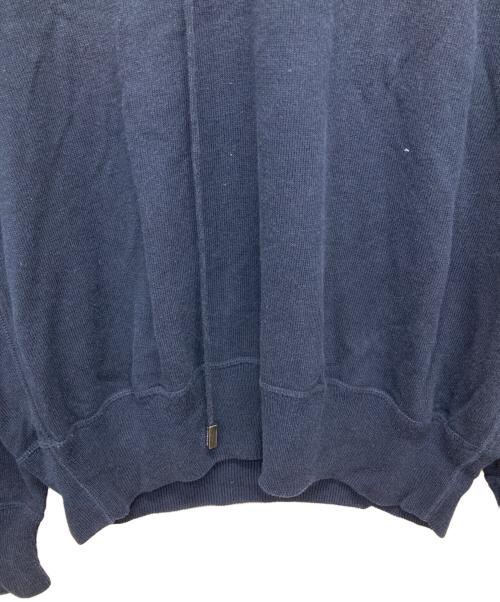 DOLCE & GABBANA（ドルチェ＆ガッバーナ）DOLCE & GABBANA (ドルチェ＆ガッバーナ) ニットパーカー ネイビー サイズ:48の古着・服飾アイテム