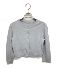 FOXEY（フォクシー）の古着「Upper Standard/ニットカーディガン」｜グレー