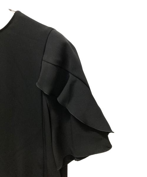 FOXEY（フォクシー）FOXEY (フォクシー) FLOUNCE PETAL BLOUSE/ブラウス ブラック サイズ:38の古着・服飾アイテム