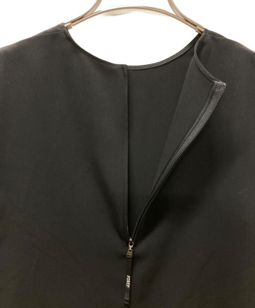 FOXEY（フォクシー）FOXEY (フォクシー) FLOUNCE PETAL BLOUSE/ブラウス ブラック サイズ:38の古着・服飾アイテム