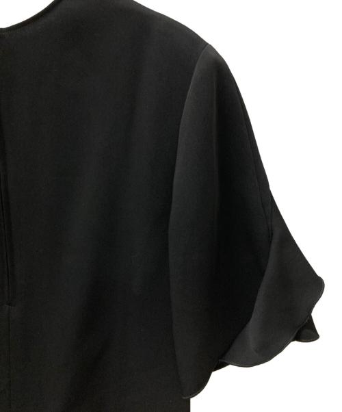 FOXEY（フォクシー）FOXEY (フォクシー) FLOUNCE PETAL BLOUSE/ブラウス ブラック サイズ:38の古着・服飾アイテム