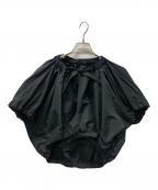 PLAIN PEOPLEプレインピープル）の古着「タフタギャザージャケット」｜ブラック