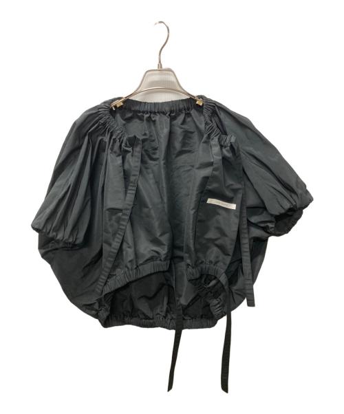 PLAIN PEOPLE（プレインピープル）PLAIN PEOPLE (プレインピープル) タフタギャザージャケット ブラック サイズ:9の古着・服飾アイテム