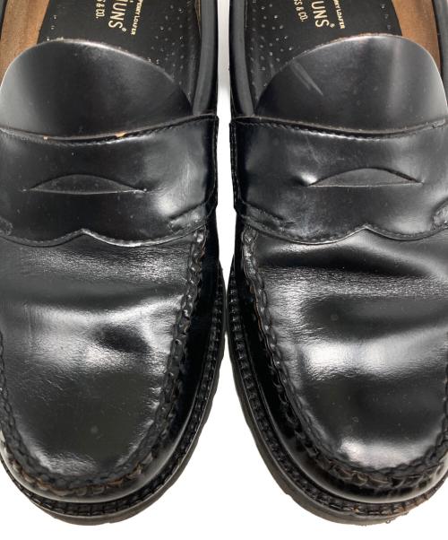 G.H.BASS（ジーエイチバス）G.H.BASS (ジーエイチバス) ラバーソールコインローファー ブラック サイズ:42の古着・服飾アイテム