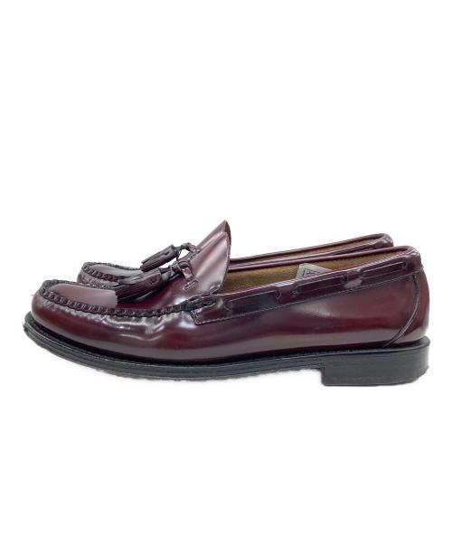 G.H.BASS（ジーエイチバス）G.H.BASS (ジーエイチバス) コインローファー ワインレッド サイズ:８1/2の古着・服飾アイテム