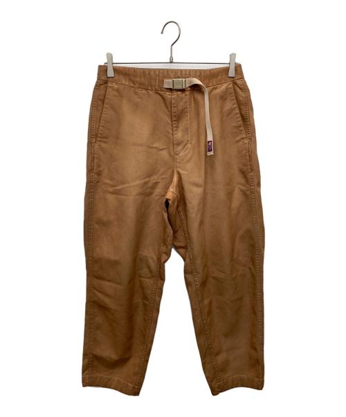 THE NORTHFACE PURPLELABEL（ザ・ノースフェイス パープルレーベル）THE NORTHFACE PURPLELABEL (ザ・ノースフェイス パープルレーベル) Stretch TWILL WIDE Tapered PANTS ブラウン サイズ:30の古着・服飾アイテム