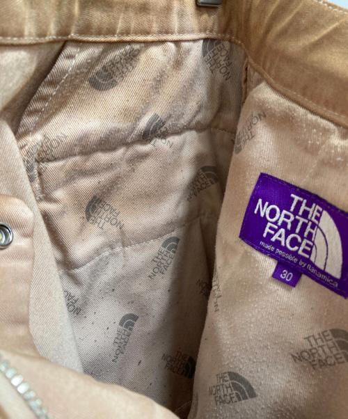 THE NORTHFACE PURPLELABEL（ザ・ノースフェイス パープルレーベル）THE NORTHFACE PURPLELABEL (ザ・ノースフェイス パープルレーベル) Stretch TWILL WIDE Tapered PANTS ブラウン サイズ:30の古着・服飾アイテム