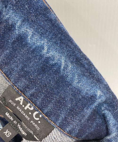 A.P.C.（アーペーセー）A.P.C. (アーペーセー) デニムジャケット インディゴ サイズ:XSの古着・服飾アイテム
