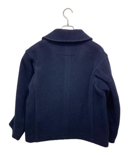 DANTON（ダントン）DANTON (ダントン) ウールパイル丸襟ジャケット ネイビー サイズ:34の古着・服飾アイテム