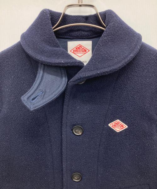 DANTON（ダントン）DANTON (ダントン) ウールパイル丸襟ジャケット ネイビー サイズ:34の古着・服飾アイテム