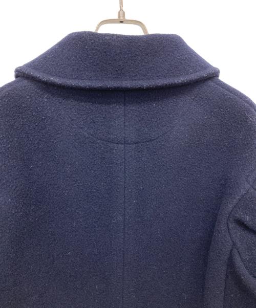 DANTON（ダントン）DANTON (ダントン) ウールパイル丸襟ジャケット ネイビー サイズ:34の古着・服飾アイテム