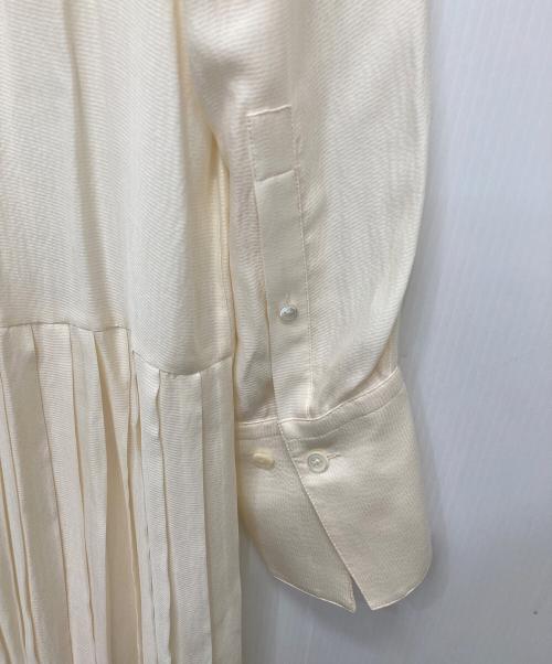 JOSEPH（ジョゼフ）JOSEPH (ジョゼフ) CINNA / SEERSUCKER ドレス アイボリー サイズ:36の古着・服飾アイテム