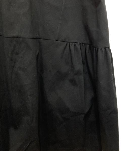 BACCA（バッカ）BACCA (バッカ) コットンピケシャツドレス ブラック サイズ:36の古着・服飾アイテム