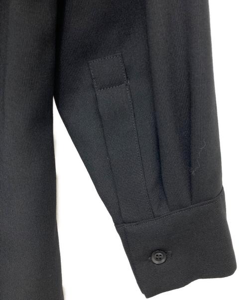 B Yohji Yamamoto（ビーヨウジヤマモト）B Yohji Yamamoto (ビーヨウジヤマモト) ウールロングシャツ ブラック サイズ:１の古着・服飾アイテム