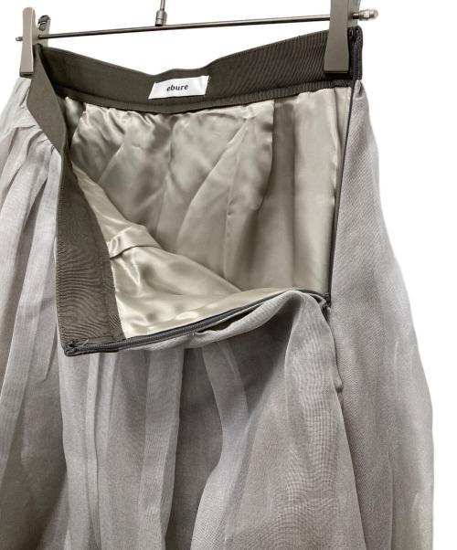 ebure（エブール）EBURE (エブール) チュールグラデーションスカート グレー サイズ:38の古着・服飾アイテム