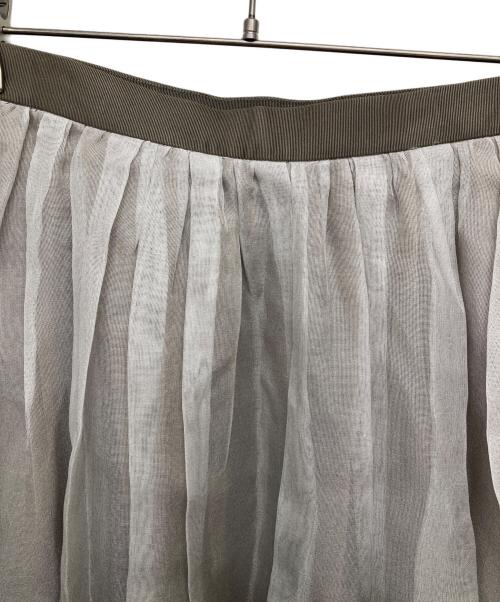 ebure（エブール）EBURE (エブール) チュールグラデーションスカート グレー サイズ:38の古着・服飾アイテム