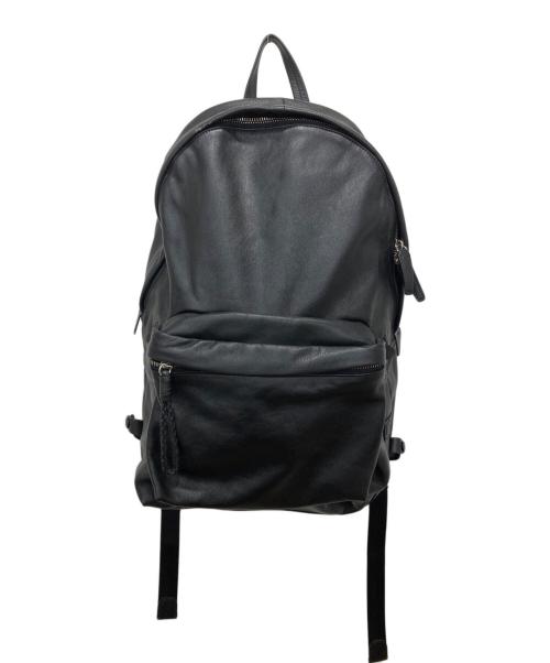 PID（ピーアイディー）Pid (ピーアイディー) レザーリュック ブラックの古着・服飾アイテム