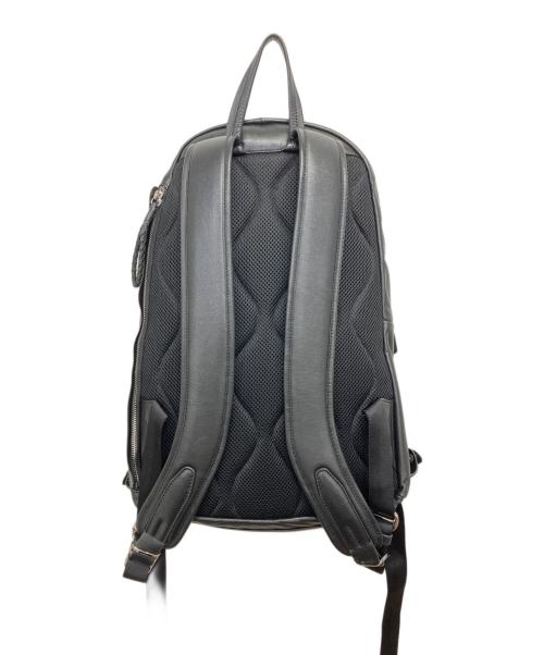 PID（ピーアイディー）Pid (ピーアイディー) レザーリュック ブラックの古着・服飾アイテム