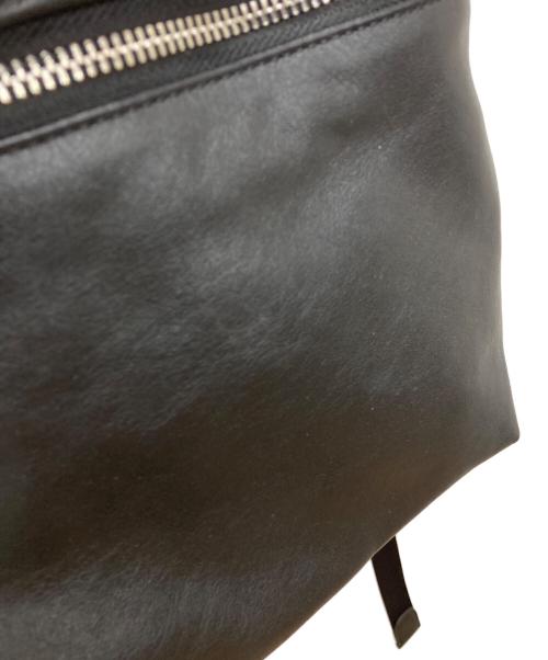 PID（ピーアイディー）Pid (ピーアイディー) レザーリュック ブラックの古着・服飾アイテム