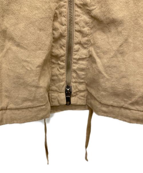 nestrobe confect（ネストローブ コンフェクト）nestrobe confect (ネストローブ コンフェクト) 近江晒 超撥水 ジップシャツ ベージュ サイズ:3の古着・服飾アイテム
