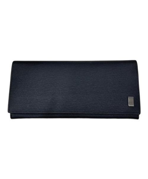 dunhill（ダンヒル）dunhill (ダンヒル) LONG WALLET/二つ折り長財布 ブラックの古着・服飾アイテム