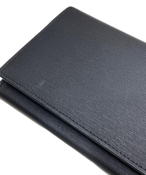 dunhill（ダンヒル）dunhill (ダンヒル) LONG WALLET/二つ折り長財布 ブラックの古着・服飾アイテム