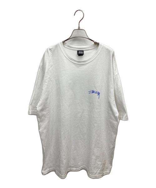 stussy（ステューシー）stussy (ステューシー) Body Scan Tee ホワイト サイズ:XLの古着・服飾アイテム