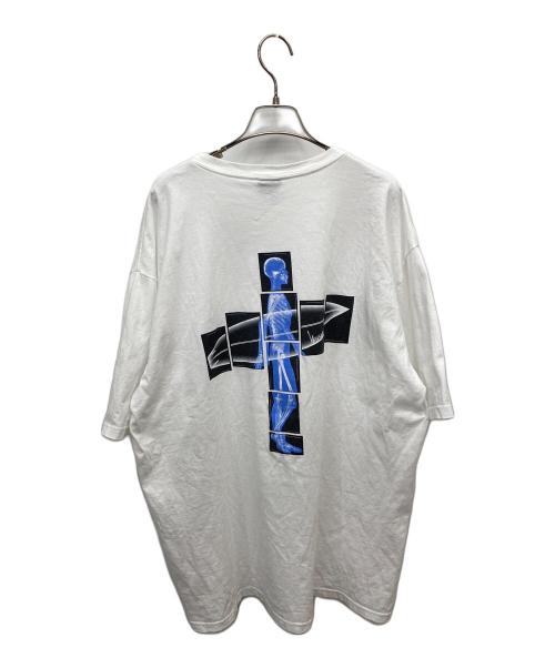 stussy（ステューシー）stussy (ステューシー) Body Scan Tee ホワイト サイズ:XLの古着・服飾アイテム