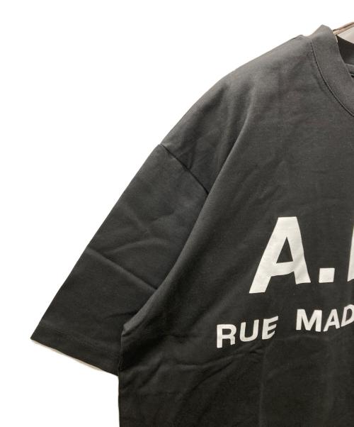 A.P.C.（アーペーセー）A.P.C. (アーペーセー) オーバーサイズプリントTシャツ ブラック サイズ:L 未使用品の古着・服飾アイテム