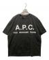A.P.C.（アーペーセー）の古着「オーバーサイズプリントTシャツ」｜ブラック