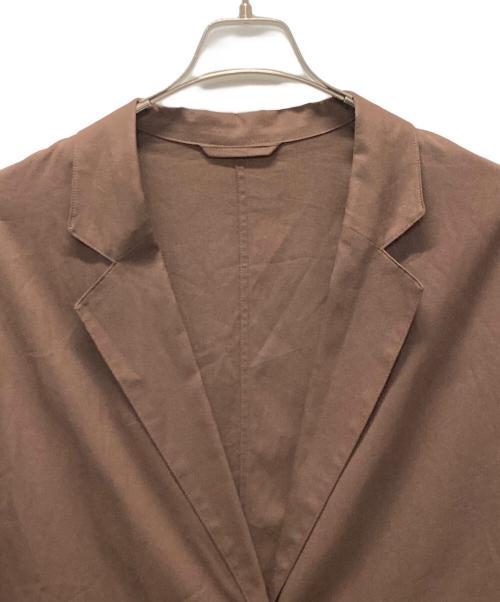 Spick and Span（スピック＆スパン）Spick and Span (スピック＆スパン) シアーコットンツイルルーズジャケット ブラウン サイズ:FREEの古着・服飾アイテム
