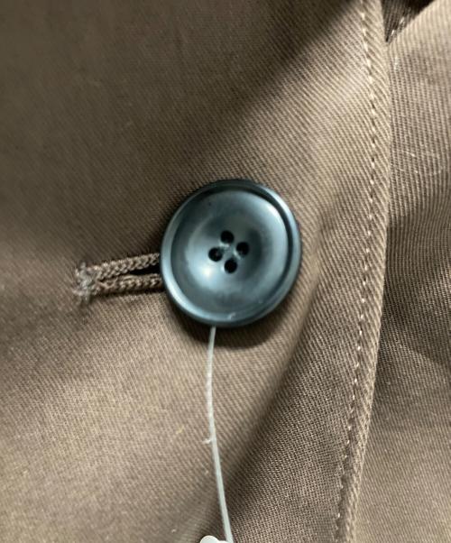 Spick and Span（スピック＆スパン）Spick and Span (スピック＆スパン) シアーコットンツイルルーズジャケット ブラウン サイズ:FREEの古着・服飾アイテム