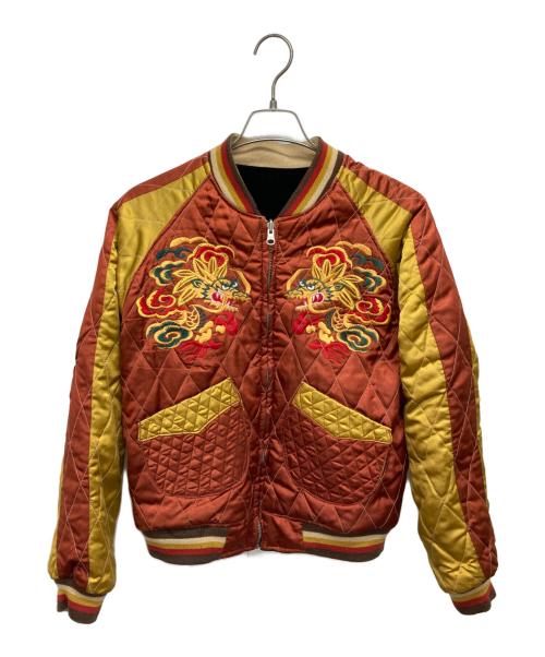 HOUSE OF BLUES（ハウスオブブルース）House of Blues (ハウスオブブルース) リバーシブル別珍スカジャン ブラウン×ブラック サイズ:40Rの古着・服飾アイテム