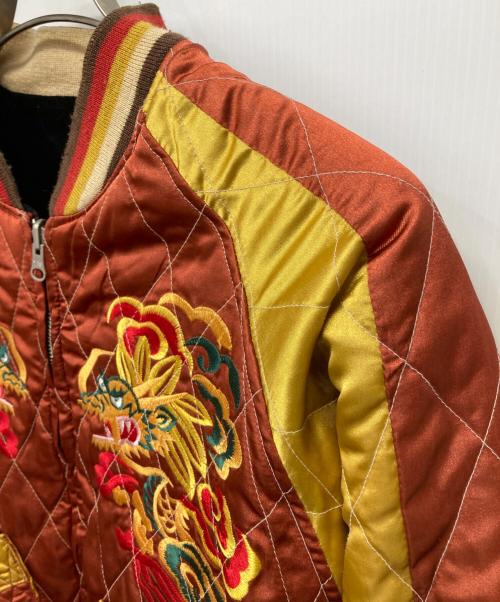 HOUSE OF BLUES（ハウスオブブルース）House of Blues (ハウスオブブルース) リバーシブル別珍スカジャン ブラウン×ブラック サイズ:40Rの古着・服飾アイテム