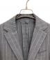 中古・古着 RING JACKET (リングジャケット) 3Bストライプセットアップ グレー サイズ:48：7000円