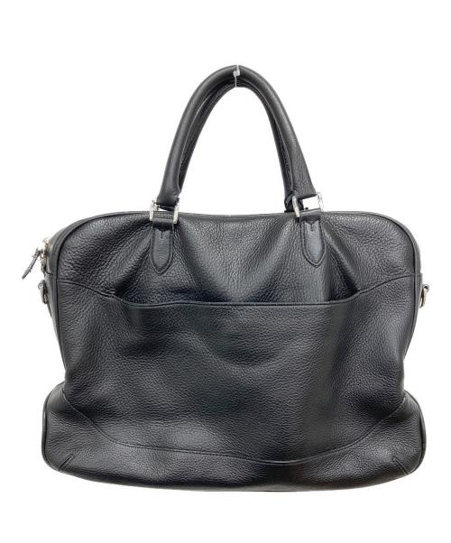 PELLE MORBIDA（ペッレモルビダ）PELLE MORBIDA (ペッレモルビダ) レザートートバッグ ブラックの古着・服飾アイテム