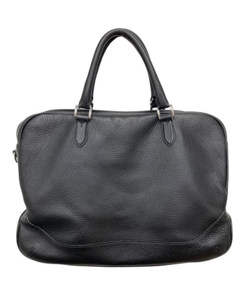 PELLE MORBIDA（ペッレモルビダ）PELLE MORBIDA (ペッレモルビダ) レザートートバッグ ブラックの古着・服飾アイテム